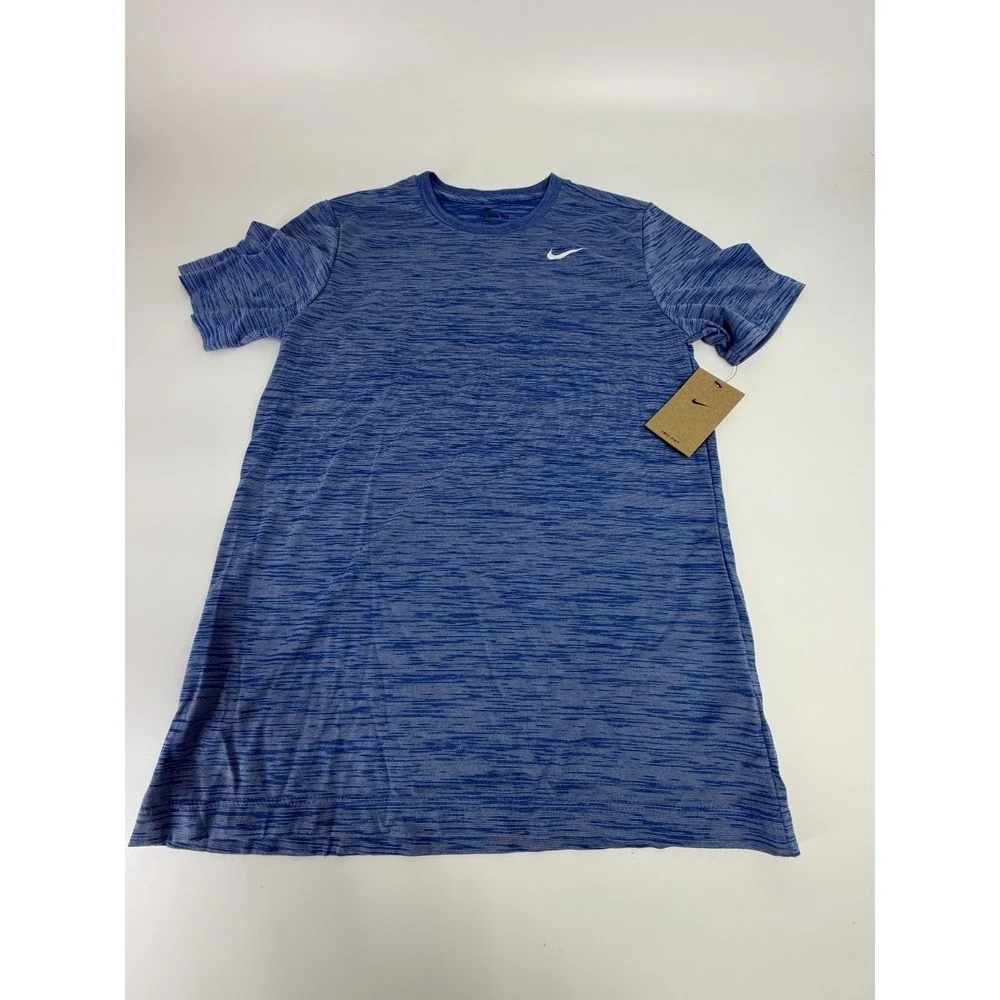 Nike Men's Dri-FIT Blue T-Shirt Size M Legend Veneer Training FQ3808-411‎ New